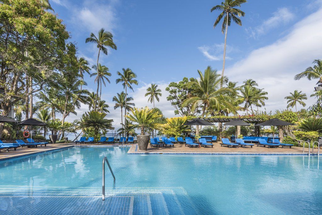 The Warwick Fiji Hotel Korolevu  Екстериор снимка Pool at the hotel